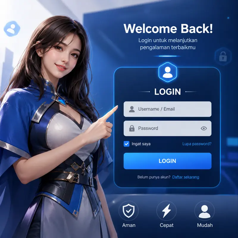 Halaman login resmi Algototo dengan tombol akses instan aman dan cepat